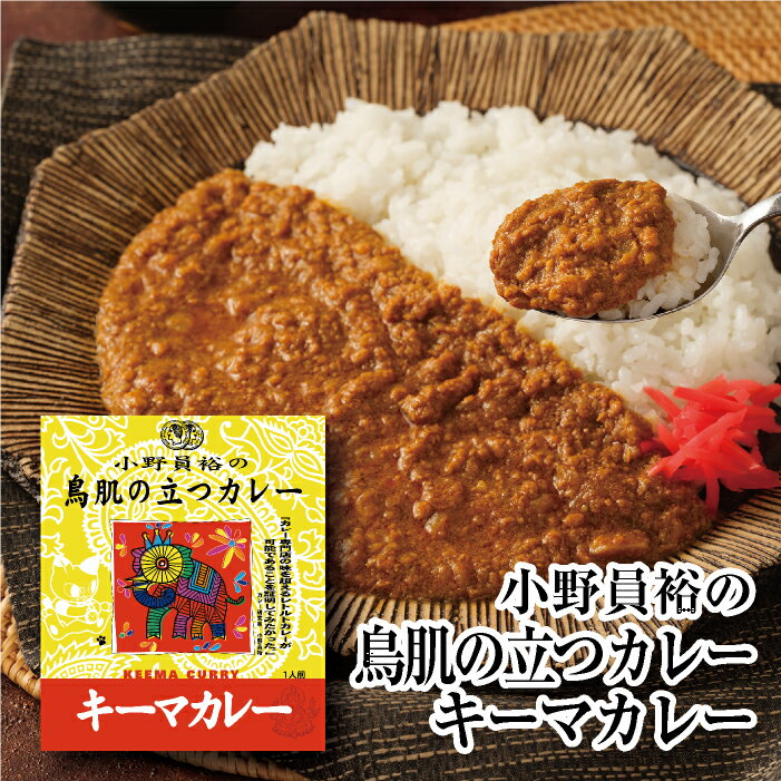 【小野員裕の鳥肌の立つカレー キーマカレー】 辛口 レトルトカレー 200g　MCC エム・シーシー食品 カ..