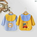 保育士 家庭用 前掛 作業用 柔らかい 汚れにくい おしゃれ かわいい 子供用 オーバー オール ベビー 食事用 エプロン 防水 防汚 リバース ウェア 秋冬用...