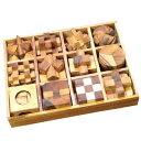木製パズル 【送料無料・代引料無料】 【ROCKS MOTION ウッドパズル12個セット】 [記憶力と感との勝負 1個ずつ挑戦して12個全部制覇を目指せ 知育...