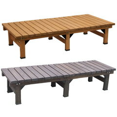 ウッドベンチ 木製 【送料無料】【デッキ縁台 180×58 DE-180】 長椅子 縁台 ウッドデッキ 縁側 ウッドチェア 木製チェア ウッドチェア ガーデンベ...