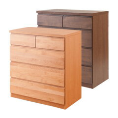 Other - 天然木アルダーチェスト 幅80cm 4段 ◆送料無料・日本製・完成品◆［リビングチェスト 収納チェスト 整理タンス 箪笥 木製チェスト ウッドチェスト 収納チェスト］