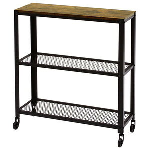 乐天商城 - アイアンラック ◆送料無料◆【ラック KR-3767】 スチールラック キャスター付き フリーラック マルチラック リビングラック インテリアラック オープンラック