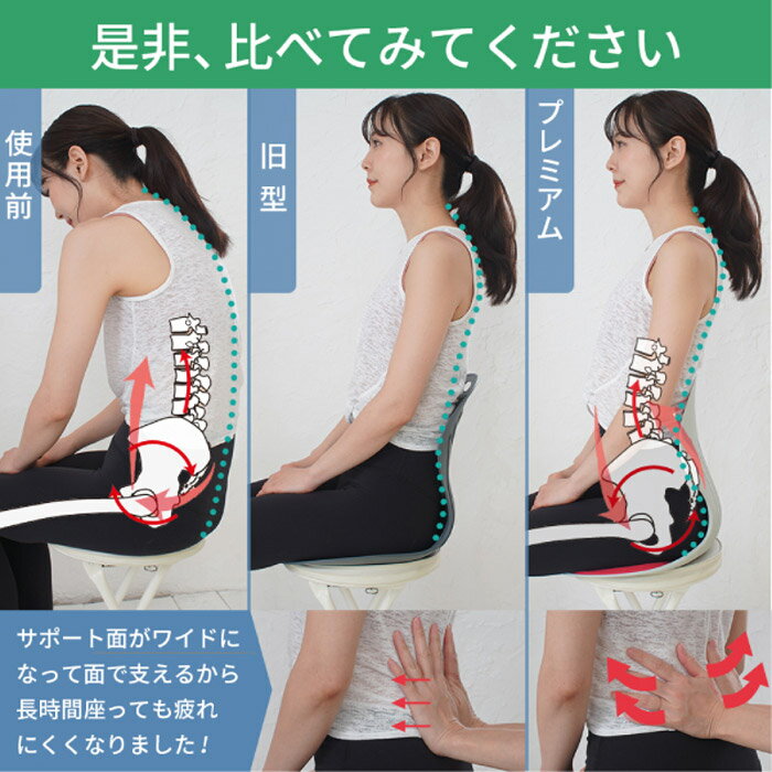 【即納】正しい姿勢で座る座椅子【送料無料】【天使の椅子 プレミアム】
