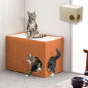 ソファーサイド キャットハウス の 通販 【送料無料】 [キャットハウス ハンドメイド オシャレ 猫ハウス ソファサイド キャットボックス 猫用ベッド 角型キャ...