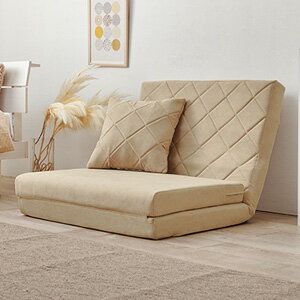 ソファベッド 幅90 リクライニング機能付き LSF-4886-2P