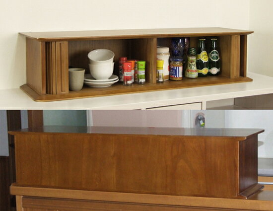 調味料ラック 木製 【送料無料・完成品】【クロシオ ジャバラスパイスラック D90 93005】［スパイス収納棚 キッチン収納 おしゃれ 調味料ラック 扉付き］