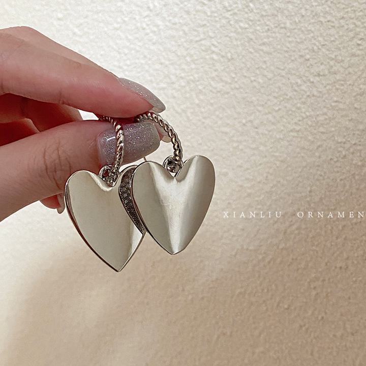 Rakuten - シルバーハートピアス ハートピアス シルバーピアス ピアス アクセサリー オシャレ かわいい 韓国 a3233