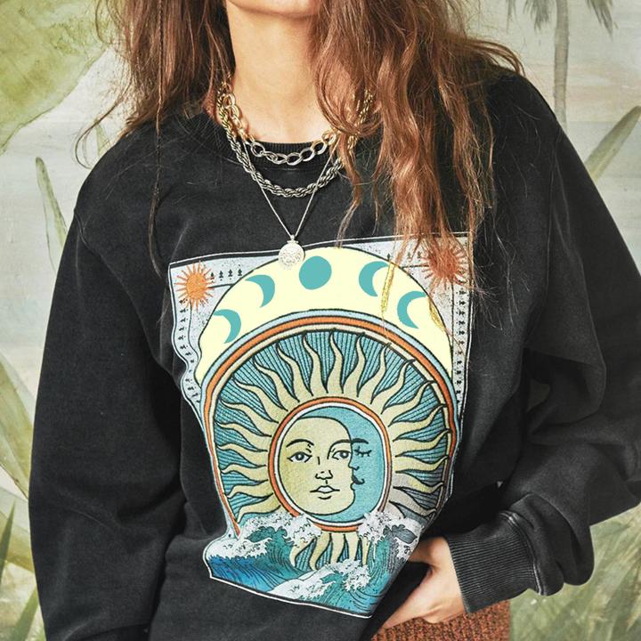 Rakuten - ルーズ長袖トップス アメリカン レトロ オーバーサイズ. ルーズ 長袖Tシャツ アメカジ LAコーデ 春 秋 冬 a3504