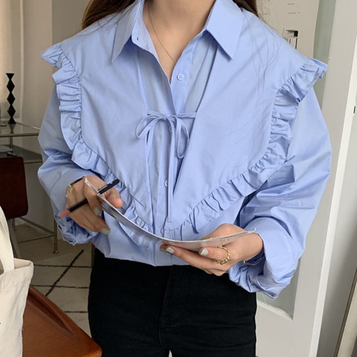 フリルレースブラウスフリルブラウス...