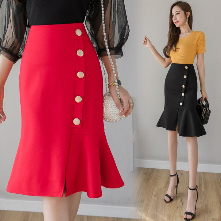 フィッシュテールハイウエストスカー...