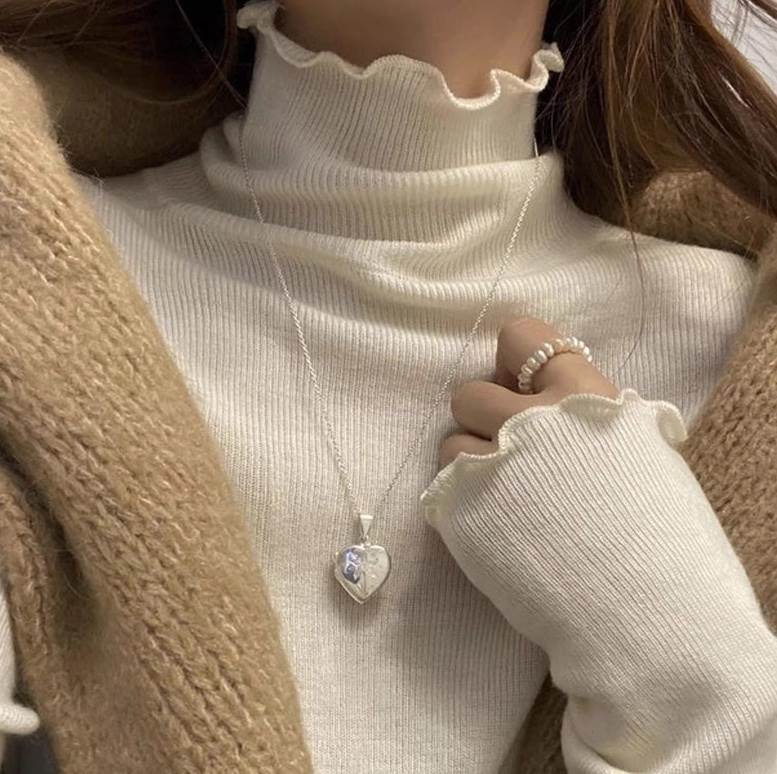 レディース トップス プルオーバー シンプル おしゃれ ニット ロマンティック 上品 セーター ラブリー ..