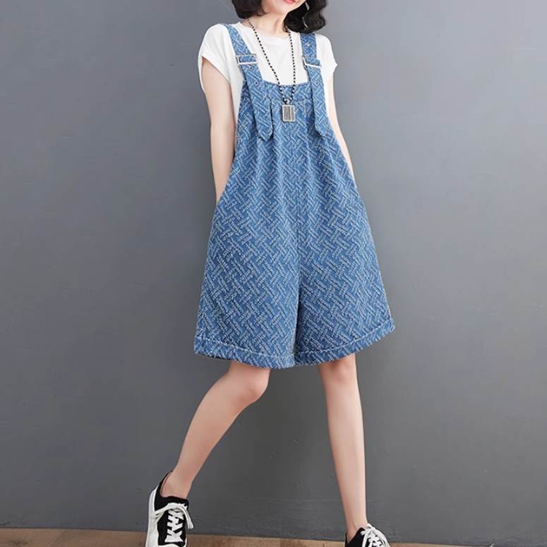 Rakuten - レディース パンツ つなぎ 袖なし ショート ボトムス 襟なし ノースリーブ サロペット かわいい カジュアル ミニ キュロットスカート ショートパンツ シンプル ポケット ワイドパンツ オーバーオール 膝上 ワイド おしゃれ 大人可愛い