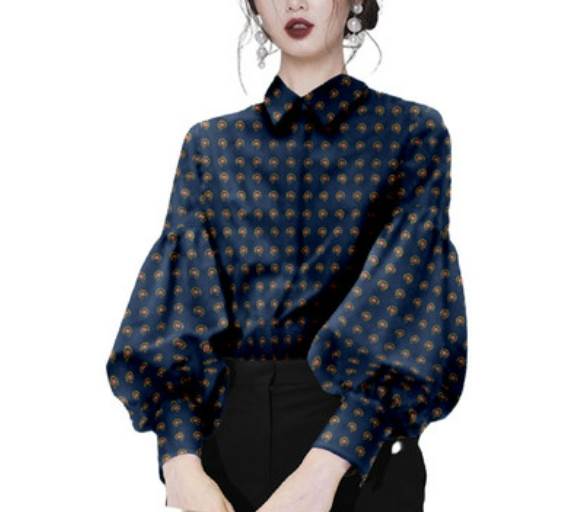 Rakuten - トップス デート 大人可愛い デート ブラウス きれいめ 20代 襟付き 秋 こなれ感 オフィス 30代 オールシーズン ボリューム袖 長袖 大人 10代 大人女子 トップス レディース 40代 ランタンスリーブ ウエスタン 春 大人可愛い