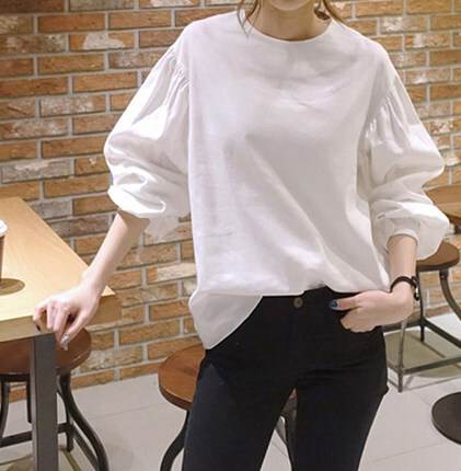 Rakuten - シャツ ブラウス カジュアル ブラウス 上着 抜け感 存在感 ボリューム袖 20代 主役級 大人 オールシーズン 10代 個性的 40代 シーズンレス 柄 大人可愛い シャツ 無地 大人可愛い きれいめ かっこいい かわいい シンプル