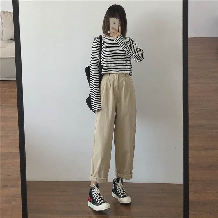 Rakuten - パンツ クロップドパンツ ガーリー クロップドパンツ アンクル丈 大人可愛い クール カジュアル エレガント キュート モダン 主役級 マニッシュ ラフ かわいい 個性的 上品 大人女子 パンツ 大人可愛い おしゃれ きれいめ こなれ感 メンズライク 大人