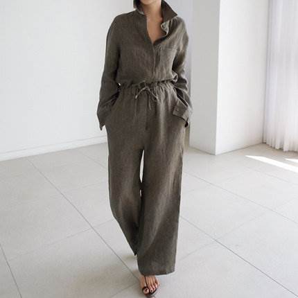 オールインワン 袖あり かわいい 袖あり 長袖 ラフ クール きれいめ モード系 こなれ感 ルーズ エレガント お洒落 大人可愛い ウエストマーク 大人 個性的 かっこいい オールインワン カジュアル モダン 大人可愛い ガーリー 大人女子 シンプル