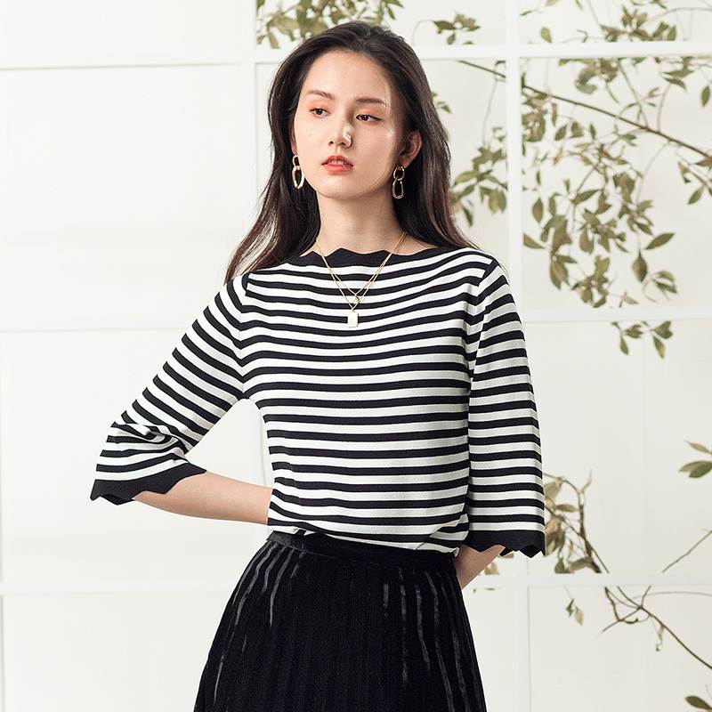 Rakuten - トップス カットソー おしゃれ カットソー 袖あり オフィス ママ クルーネック デート 女性用 こなれ感 通勤 通学 30代 お出かけ 学生 OL 夏 トップス ビジネス 大人可愛い シンプル 春 襟なし カジュアル