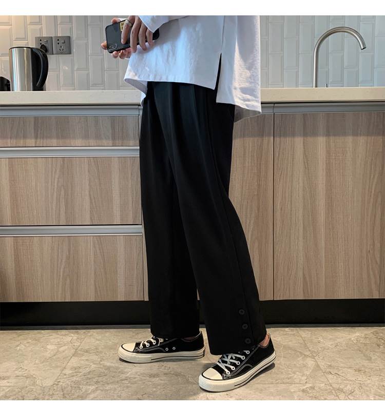 乐天商城 - パンツ ストレートパンツ こなれ感 ストレートパンツ 9分丈 普段使い 休日 ナイロン XL お出かけ ラフ S L 学生 2XL M 楽ちん 10代 パンツ コーデ カジュアル 大人 夏 シンプル おしゃれ