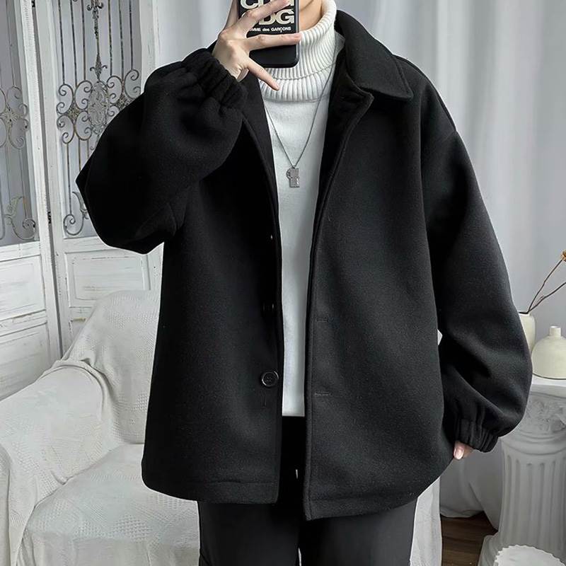 Rakuten - アウター ブルゾン かっこいい ブルゾン 長袖 着回し 休日 ストレート 2XL お出かけ ラフ M XL メンズ ブラック L 重ね着 冬 アウター 普段使い シンプル カジュアル 秋 前開き お洒落