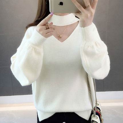 Rakuten - トップス デート 女子会 デート かわいい お出かけ 主役級 きれいめ 上品 お洒落 流行 大人 スタイル コーデ カジュアル インスタ映え 旅行 ニットソー トップス 大人可愛い トレンド おしゃれ 休日 セーター ファッション