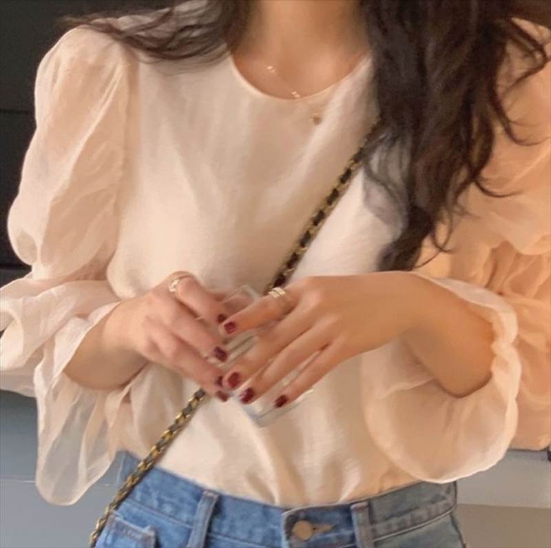 Rakuten - トップス デート 女子会 デート きれいめ スタイル おしゃれ カジュアル トレンド 大人可愛い 流行 上品 シンプル 旅行 大人 インスタ映え 存在感 かわいい トップス 着回し モテ お洒落 休日 コーデ ファッション