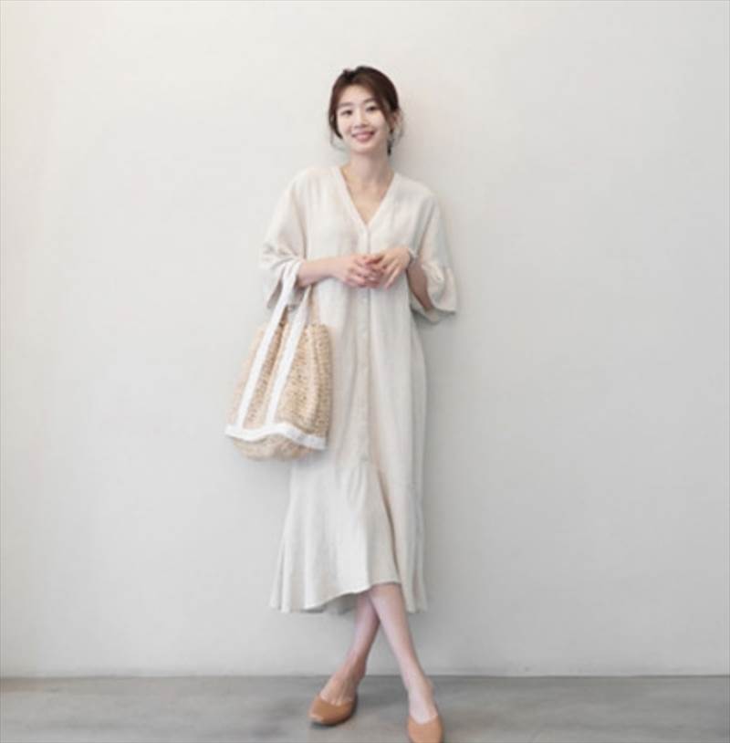 Rakuten - ワンピース デート 女子会 デート きれいめ スタイル おしゃれ カジュアル トレンド 大人可愛い 流行 上品 シンプル 旅行 大人 インスタ映え 存在感 かわいい ワンピース 着回し モテ お洒落 休日 コーデ ファッション