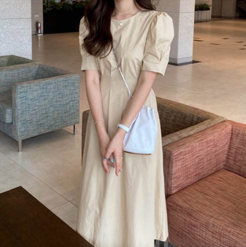 Rakuten - ワンピース 袖あり おしゃれ 袖あり かわいい 普段使い 着回し きれいめ 流行 女子会 お洒落 スタイル トレンド OL インスタ映え モテ コーデ 主役級 ワンピース ファッション カジュアル 大人 大人女子 シンプル 上品