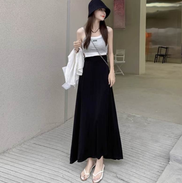 乐天商城 - スカート デート おしゃれ デート ロングスカート シンプル 冬 大人可愛い 春 かっこいい 20代 オールシーズン 夏 ロング丈 ロング カジュアル 秋 お洒落 スカート 10代 シーズンレス かわいい 個性的 存在感 きれいめ