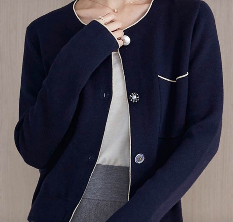 アウター デート シンプル デート ジャケット クール 個性的 袖あり 20代 ルーズ カジュアル 春 10代 こなれ感 30代 秋 存在感 お洒落 アウター 主役級 かわいい 大人可愛い おしゃれ 長袖 きれいめ mcloset3939-10009263 mscloset サンプル画像3
