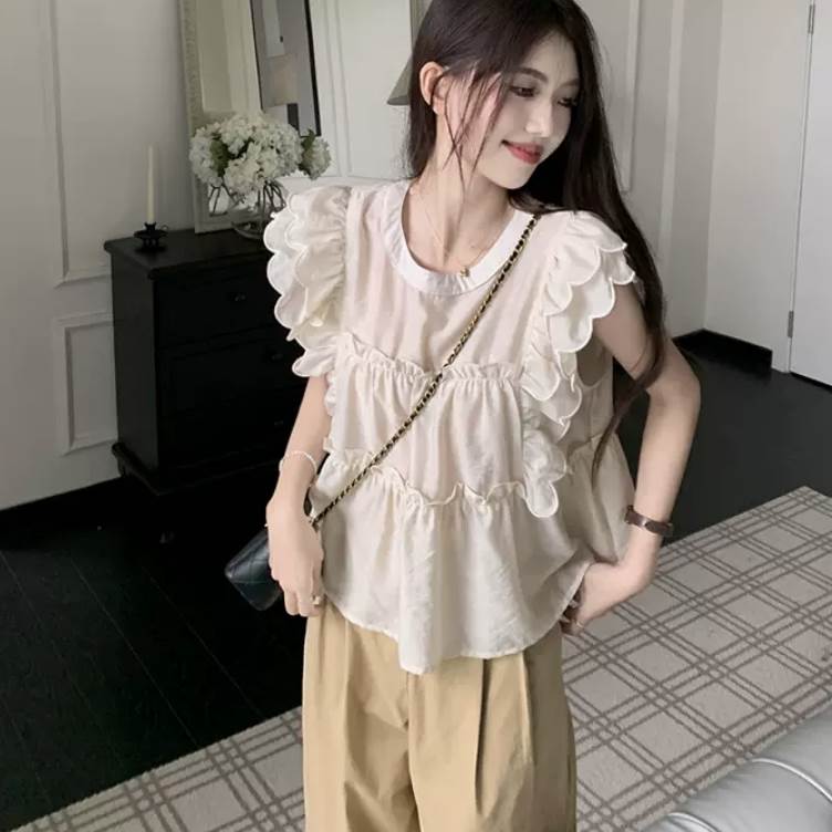 トップス 10代 大人可愛い 10代 女性用 ノースリーブ 夏 ワイドパンツ こなれ感 シンプル レディース 袖なし 個性的 ブラウス シャツ ワイド 抜け感 ボトムス トップス 30代 20代 カットソー 上品 大人女子 おしゃれ