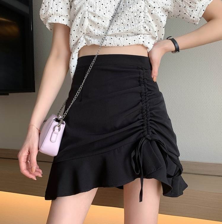 スカート ミニスカート シンプル ミニスカート ミニ丈 主役級 セクシー フリル 20代 クール カジュアル 春 10代 キュート レディース 夏 無地 大人女子 スカート 存在感 かわいい 大人可愛い お洒落 リボン きれいめ