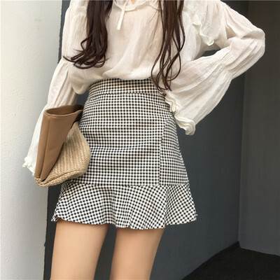 乐天商城 - スカート シーズンレス キュート シーズンレス ミニ丈 きれいめ 冬 ショート丈 オールシーズン お洒落 夏 切り替えデザイン フリル 春 ペプラム 30代 20代 ボトムス スカート 秋 伸縮性 10代 ショート おしゃれ 柄
