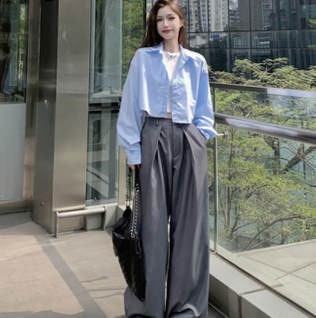 トップス 主役級 シンプル 主役級 10代 長袖 モード系 ワイドパンツ ラフ 上品 秋 袖あり 個性的 ブラウス シャツ かわいい クール ボトムス トップス 夏 春 カットソー かっこいい こなれ感 レトロ