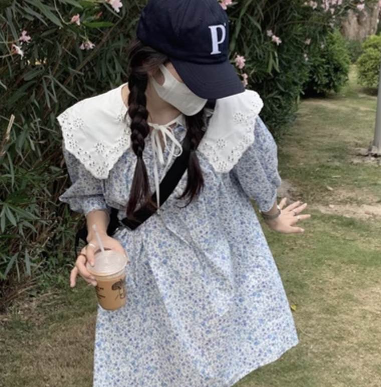Rakuten - ワンピース 秋 おしゃれ 秋 レディース きれいめ 春 かわいい モード系 かっこいい 30代 大人可愛い 主役級 袖あり ショート丈 シンプル 柄 フレアワンピース ワンピース 20代 10代 長袖 こなれ感 クール ラフ