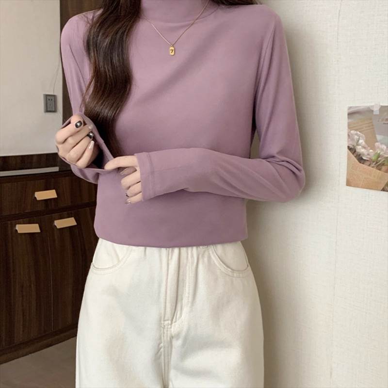 Rakuten - トップス シャツ 大人 シャツ レギュラー丈 大人可愛い 主役級 細身 モード系 お洒落 無地 存在感 エレガント ハーフハイカラー 長袖 きれいめ モダン 上品 トップス 抜け感 とろみ感 スリム 大人女子 クール プルオーバー