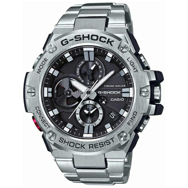 楽天mco net shop【7年保証】カシオ　G-SHOCK G-STEEL　メンズ腕時計　男性用　クロノグラフ Bluetooth搭載 タフソーラー 品番：GST-B100D-1AJF