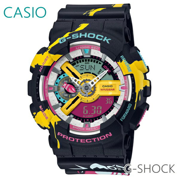 メンズ 腕時計 7年保証 送料無料 カシオ G-SHOCK アナ×デジ GA-110LL-1AJR 正規品 CASIO LEAGUE OF LEGENDS リーグ・オブ・レジェンド