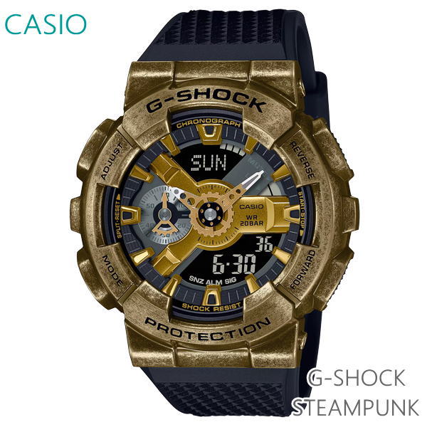 メンズ 腕時計 7年保証 送料無料 カシオ G-SHOCK アナ×デジ GM-110VG-1A9JR 正規品 CASIO STEAMPUNK
