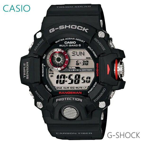 【7年保証】CASIO G-shock メンズ 男性用ソーラー電波腕時計RANGEMAN【GW-9400J-1JF】(国内正規品)