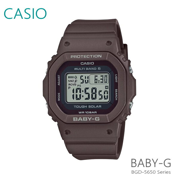 BVLGARI - レディース 腕時計 7年保証 カシオ BABY-G ソーラー 電波 BGD-5650-5JF 正規品 CASIO