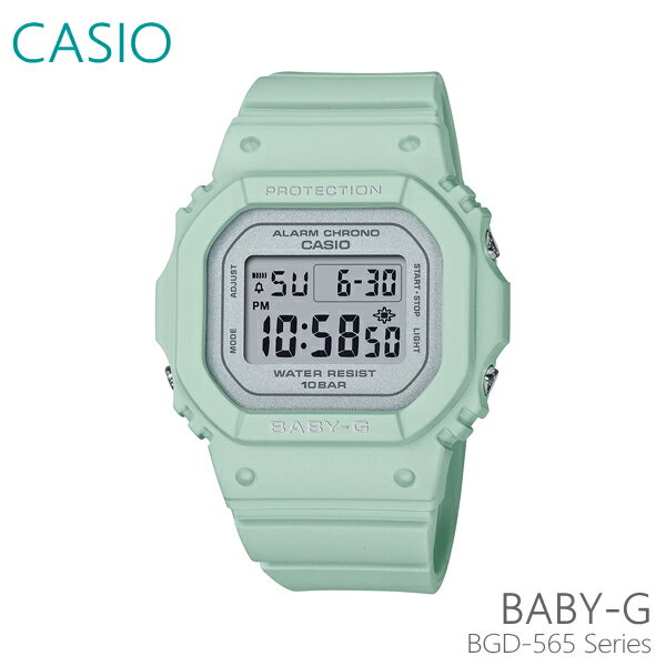 レディース 腕時計 7年保証 カシオ BABY-G デジタル BGD-565SC-3JF(2)