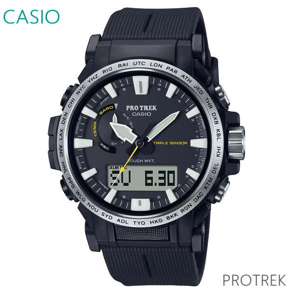 メンズ 腕時計 7年保証 送料無料 カシオ プロトレック ソーラー 電波 PRW-61-1AJF 正規品 CASIO PROTREK Climber Line