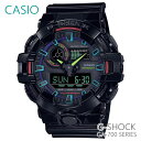 Y rv 7Nۏ JVI G-SHOCK Ai~fW GA-700RGB-1AJF Ki CASIO Virtual RainbowFGamerfs RGB