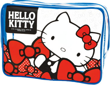 HELLO KITTY(ハローキティ） クリアポーチ KTRB013 リボン/コンサイス/海外旅行便利グッズ【旅行用品】【10P03Dec16】