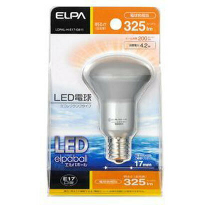 ELPA(エルパ) LED電球 ミニレフ形(325lm) LDR4L-H-E17-G611