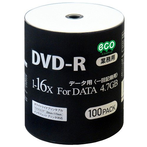 ں߸˸¤òʡDVD-R ǡ 100 ̳ѥѥå 4.7G 16® 1 󥯥åȥץб DR47JNP100_BULK ݡ ǰ  Ͽ Ͽ