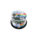 HI DISC DVD-R データ録画用 16倍速 4.7GB ホワイトプリンタブル スピンドルケース 50枚×6個セット 300枚 HDDR47JNP50×6P/スポーツ/記念/撮影/録画/記録