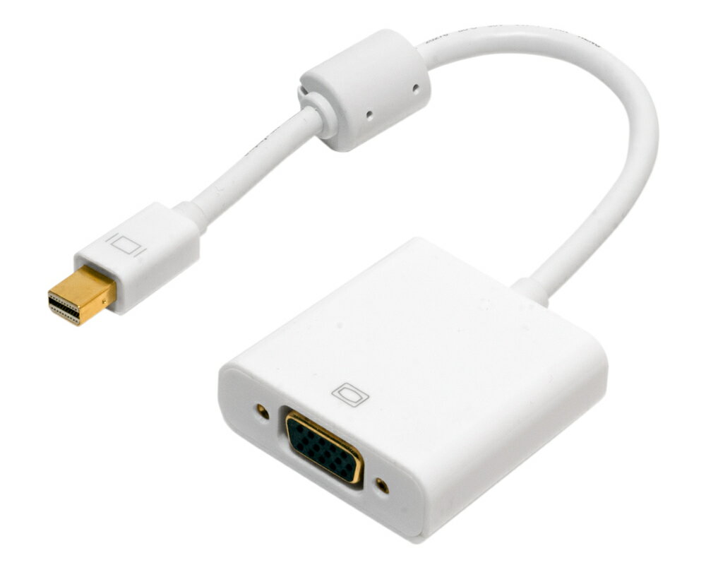 【在庫限り特価品】【訳アリ】【サンプルセール】ミヨシ (MCO) FULL HD対応 mini DisplayPort - D-sub アダプタ ミニディスプレイポート DPA-2KDS/WH_OUT