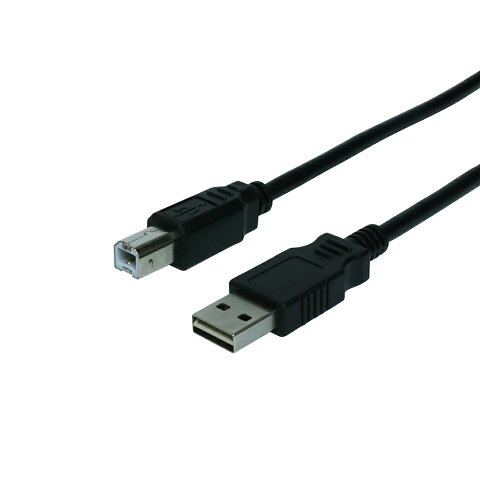 【メーカー直販】ミヨシ(MCO) USB-A - USB-Bケーブル リバーシブルコネクタタイプ 0.5m USB-R05/BK【10P03Dec16】【あす楽】