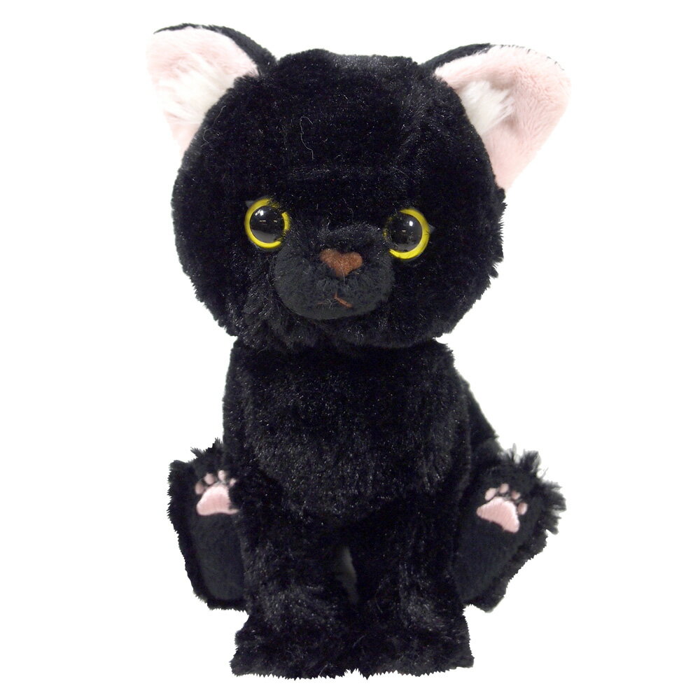 キトンS 黒猫 ぬいぐるみ 動物 犬 猫 プレゼント 子供 リアル 癒し